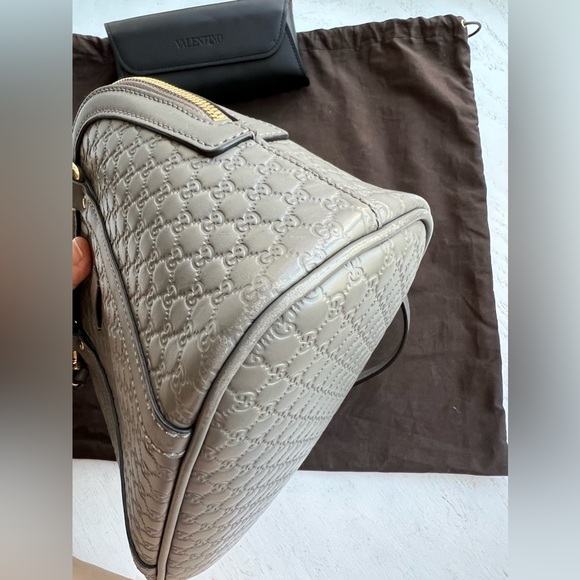 Gucci Guccissima grey leather Alma bb style crossbody purse - Picture 12 of 16